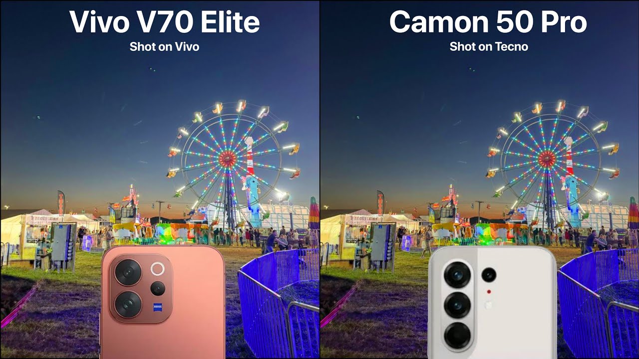 Vivo V70 Elite Vs Tecno Camon 50 Pro Camera Test Comparison 