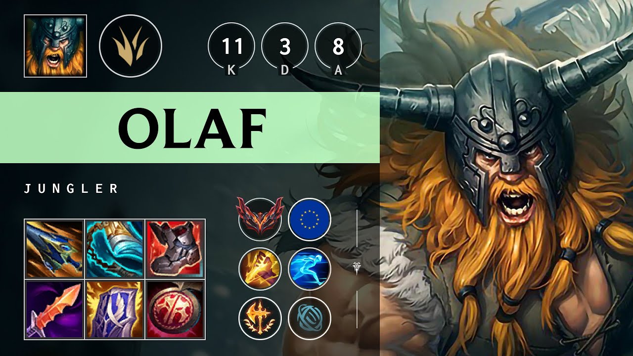 Olaf Jungle vs Wukong - EUW Grandmaster Patch 25.15