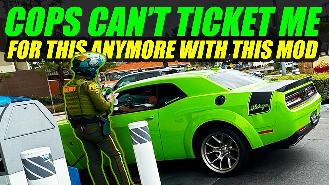 COPS WILL HATE THIS MOD ON MY DODGE CHALLENGER - NO MORE STUPID TICKETS