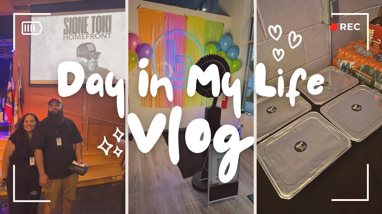A Realistic Day in My Life: Photobooth Rental Business, Errands, and a Concert