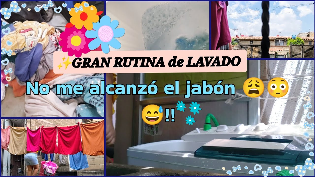 ✨No me alcanzó el jabón 😩😳😅/rutina de lavado 💦