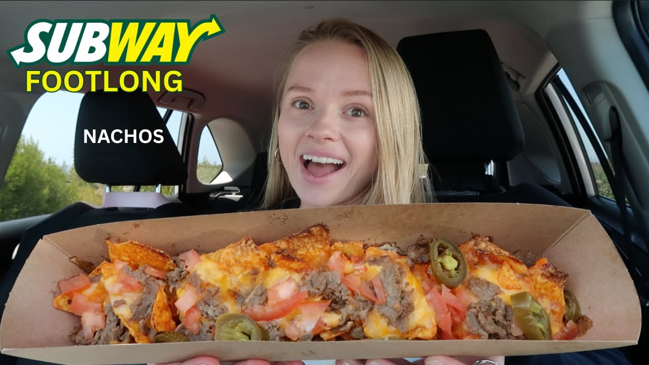 NEW SUBWAY Nacho Cheese Doritos Nachos | Steak & Chicken | review