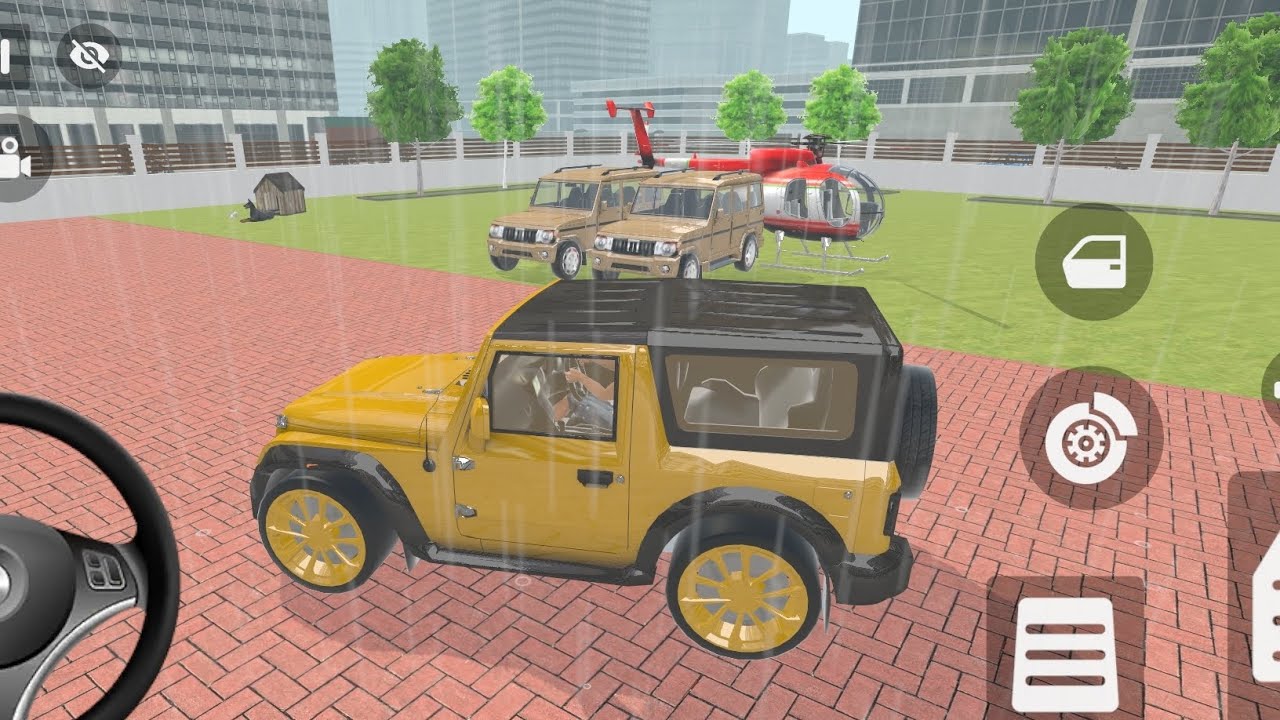 Farkiln order by 1️⃣helicopter & 2️⃣thar indian 🇮🇳 game | Indian theft aura simulator 🎮