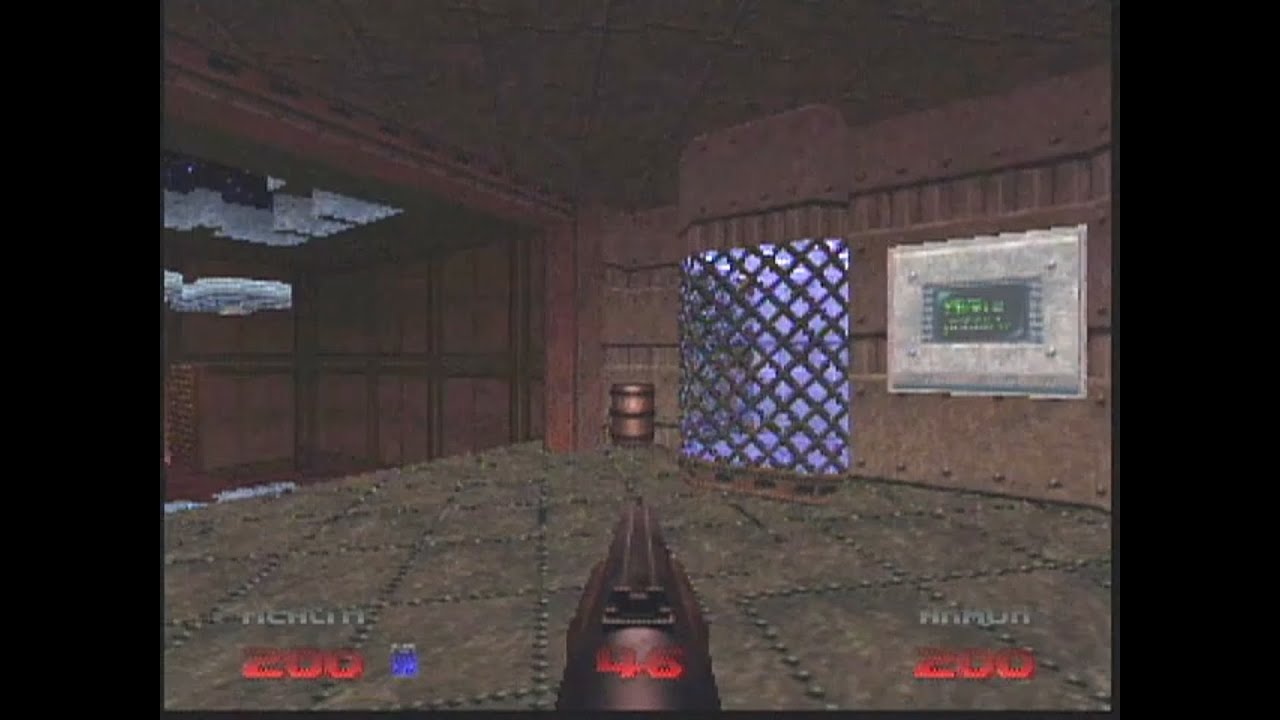 Doom 64 (N64) - Level 01 - Staging Area (secret exit)