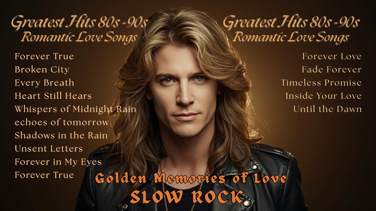 Greatest Hits 80s 90s Romantic Love Songs | Top Slow Rock Collection | Shadows in the Rain