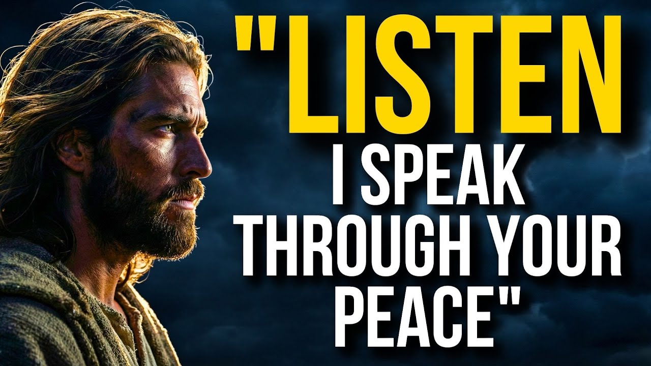 Listen To That Peace Inside You, GOD Is Speaking Right Now - Christian Reflection