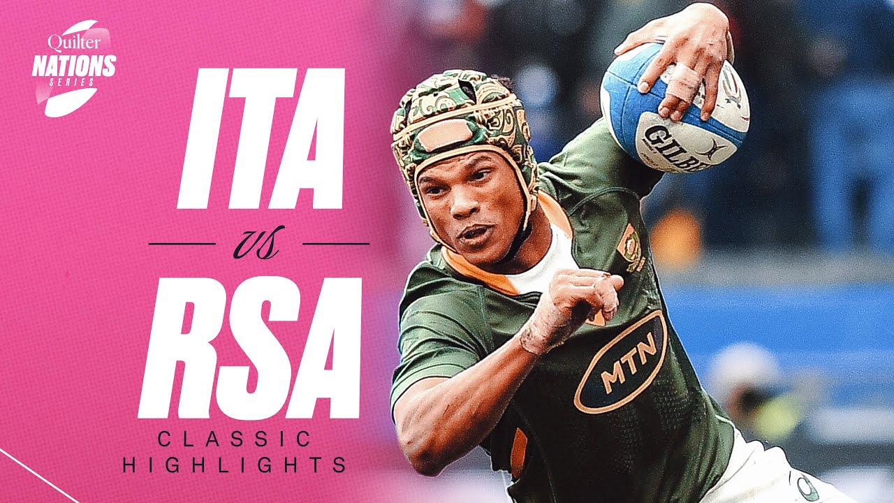 RE-WATCH | 2022 | Italy v South Africa | The try fest in Turin!