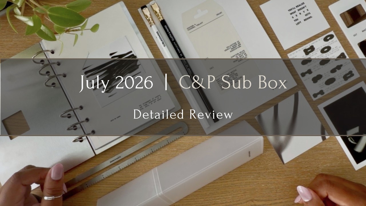 July 2026 Sub Box Review + Practical Uses | Cloth & Paper