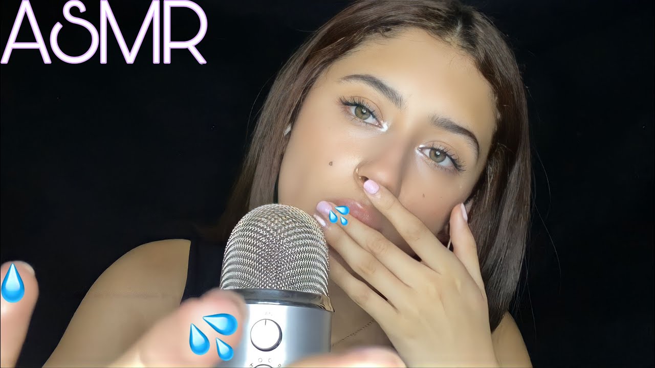 ASMR SPIT PAINTING + VISUALES👄💦☝🏻