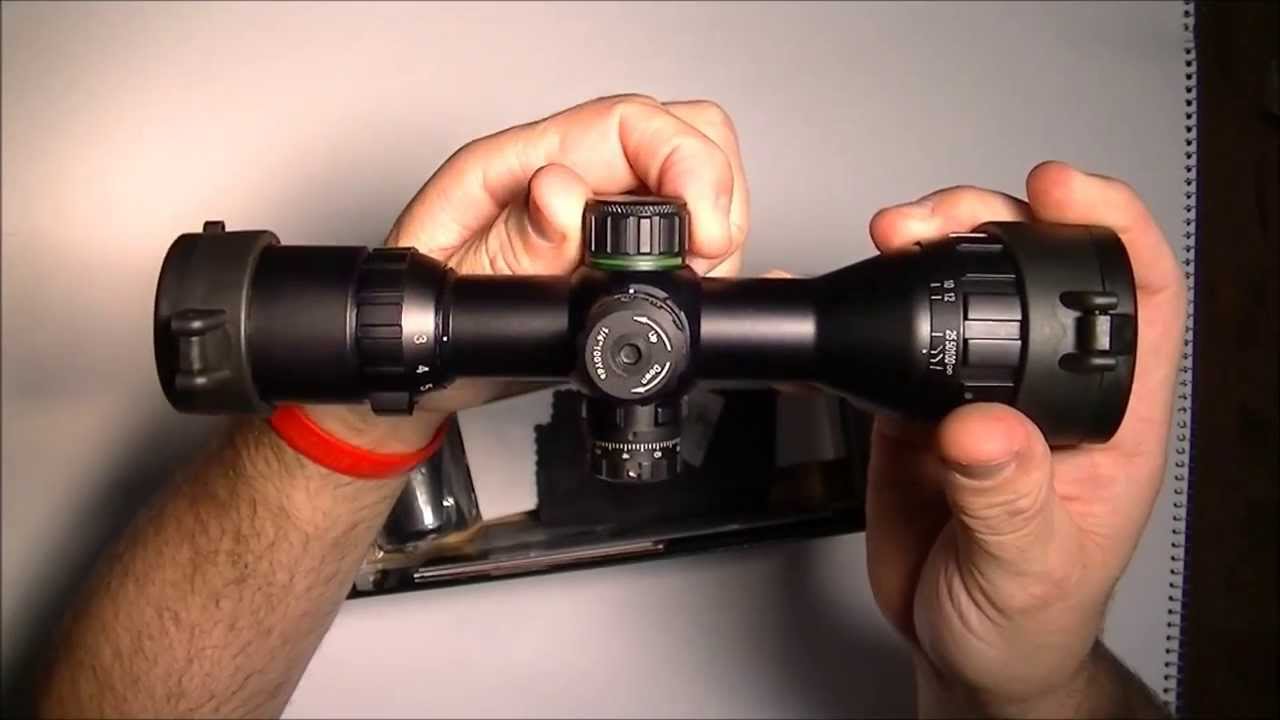 Leapers-UTG 3-9x32 Compact CQB Bug Buster AO RGB Scope with Med. Picatinny Rings, 2