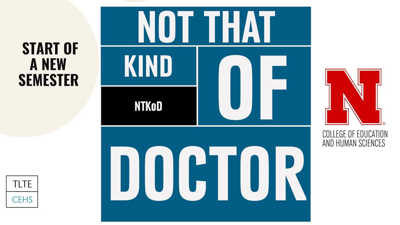 Start of a New Semester - Not That Kind of Doctor with Nick Husbye and Guy Trainin