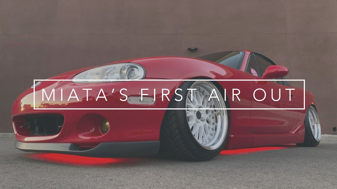 Miata's First Air Out | Air Suspension Install Part 7