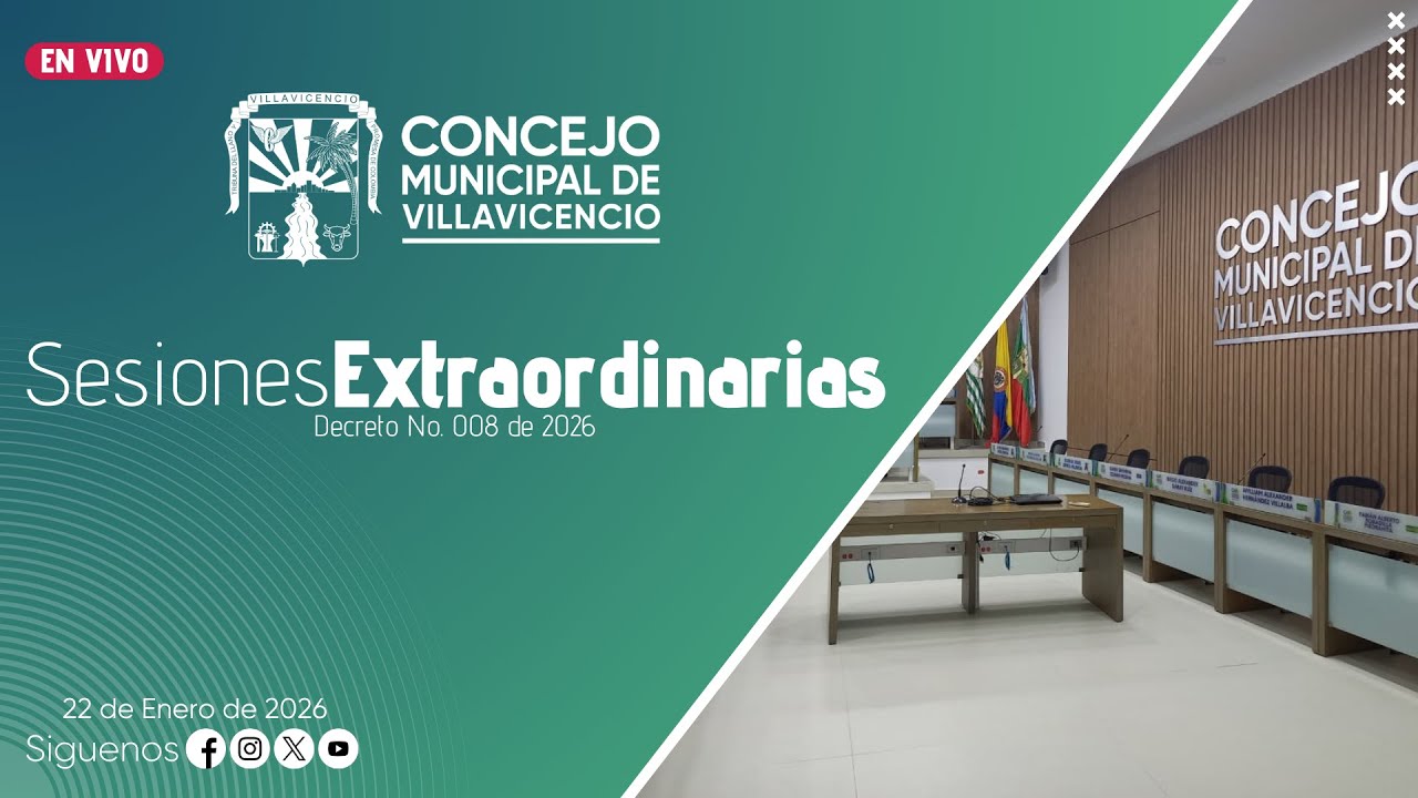 Sesión Plenaria Extraordinaria 26 Enero de 2026