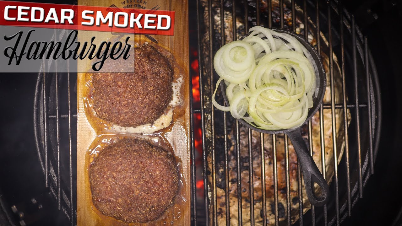 Cedar Smoked Burger - Simpel kan soms zo lekker zijn! - NasQ BBQ