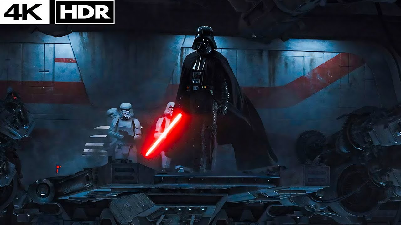 Rogue One: A Star Wars Story (2016) - Darth Vader Fight Scene 4k HDR