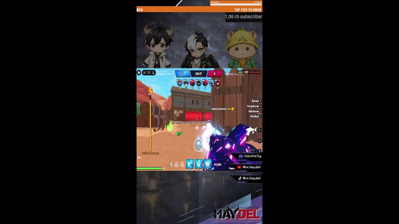 LIVE ROBLOX VTUBER HAY DEL ditungguin oleh para siluman haydel bersama delchan dan kita mabar bareng