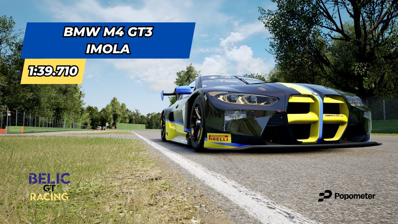 Imola 1:39.710 - BMW M4 GT3 - ACC v1.10.3M LFMHL - Data Pack in the description