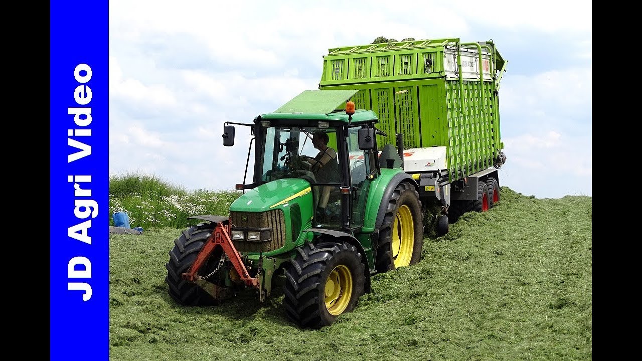 John Deere 6420 + 6230 | Claas Quantum | Grass silage | Gras inkuilen | Ogink Raalte | 2019