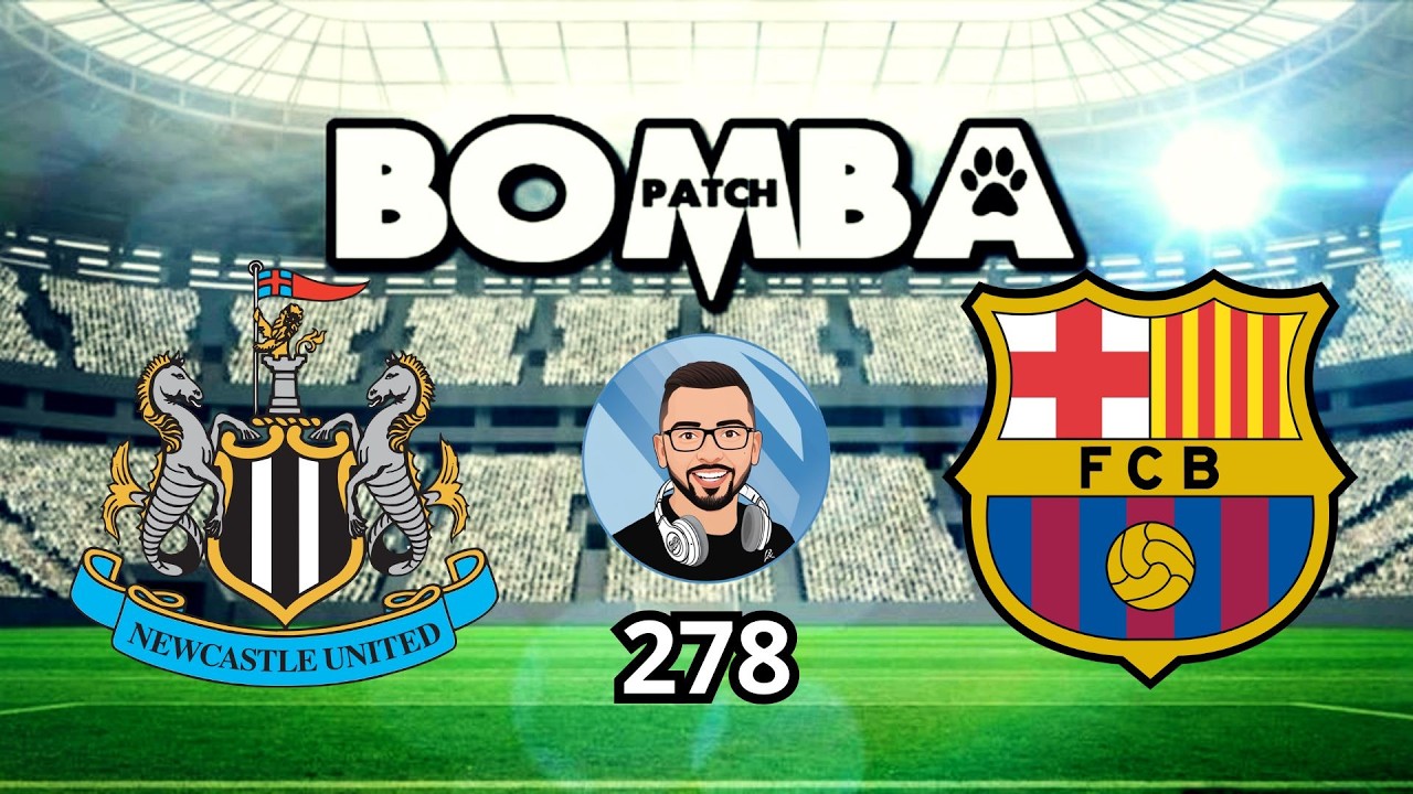 NEWCASTLE X BARCELONA (PS2) AMISTOSO #278