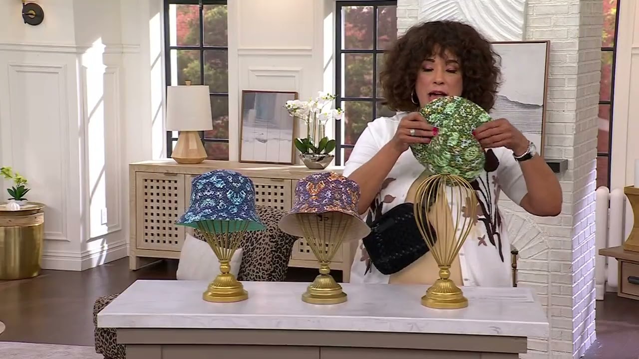 Complliments Reversible Bucket Hat on QVC
