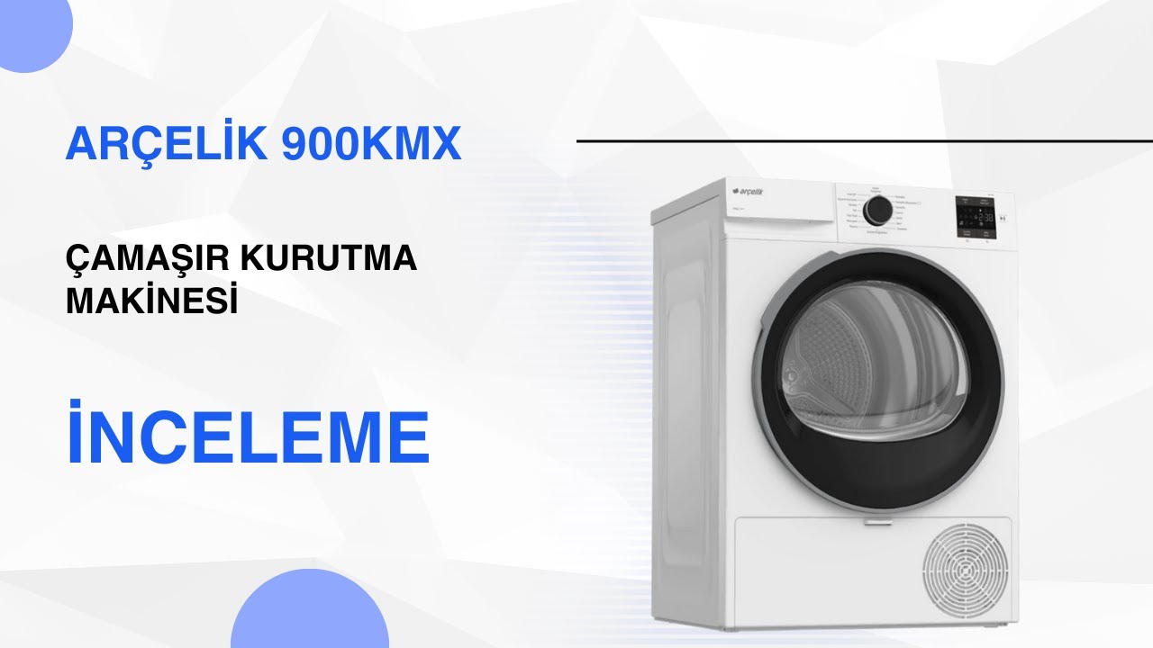 Arçelik 900 KMX Çamaşır Kurutma Makinesi - İnceleme & Kurutma Testi