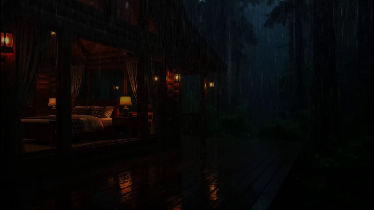 Relaxing Rainy Night Piano 🌙 The Most Peaceful Sound for Deep Sleep & Meditation