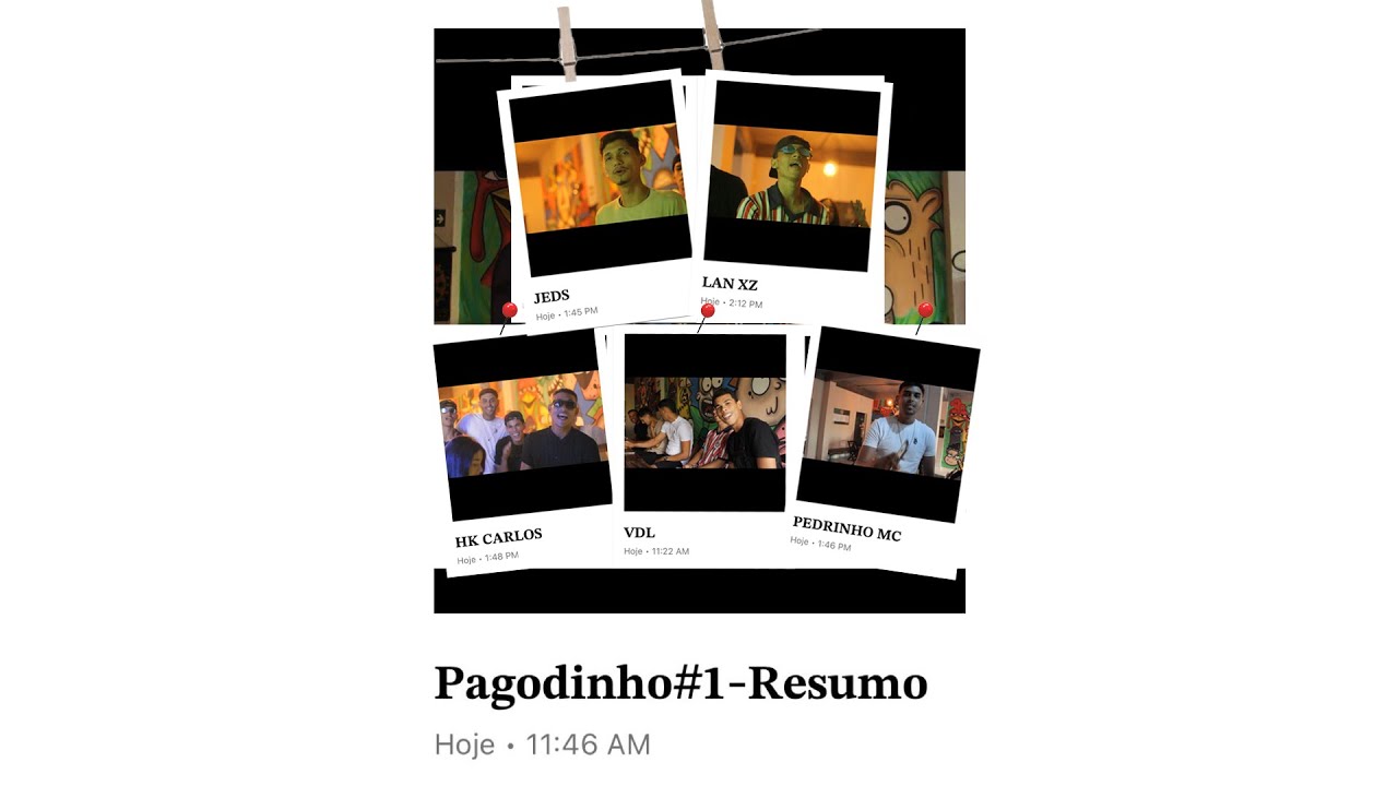 Pagodinho #1 - Resumo - Lan Xz, Jeds, Vdl, Pedrinho Mc, Hk Carlos