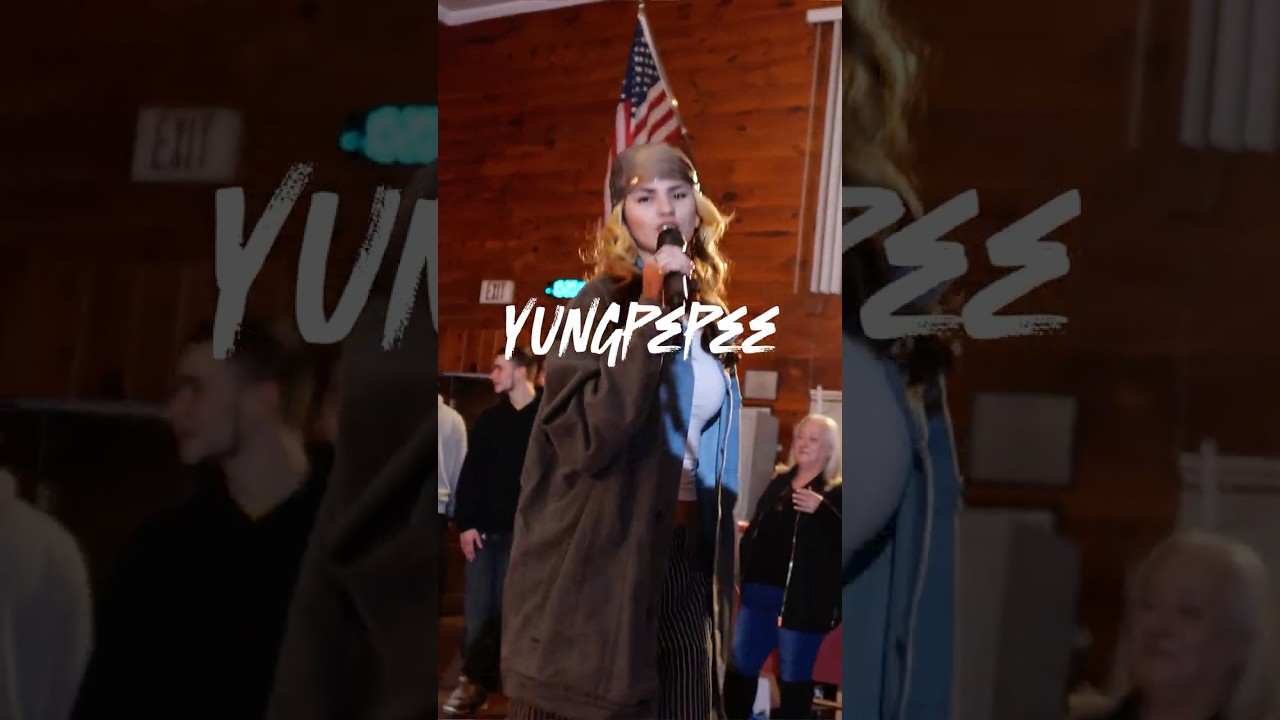 yungpepee interview at Valentine’s Day event 2026