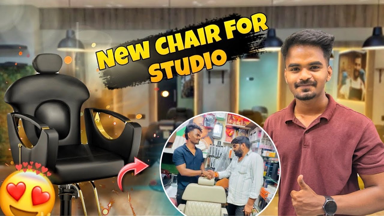 New chair for studio 😍|| Marathi vlog ❤️