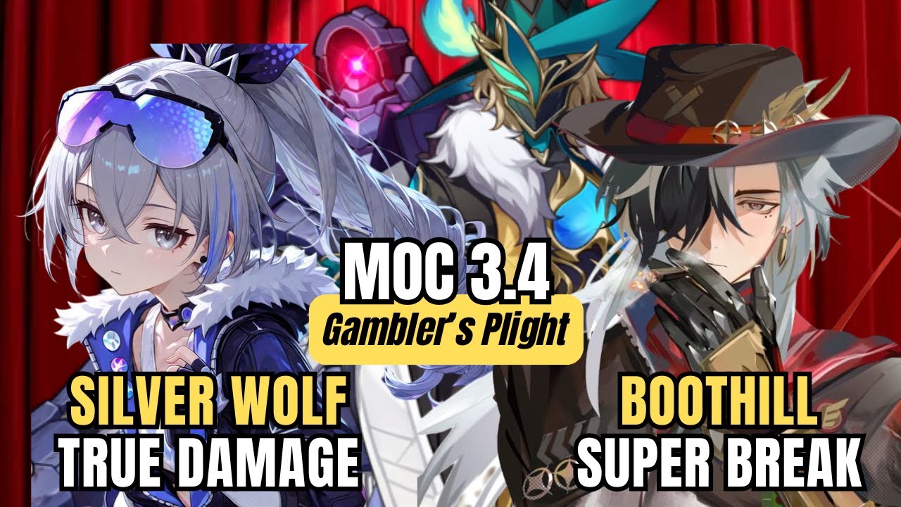 Silver Wolf Wheelchair & Boothill Super Break | Memory of Chaos 3.4 Floor 12 | Honkai Star Rail