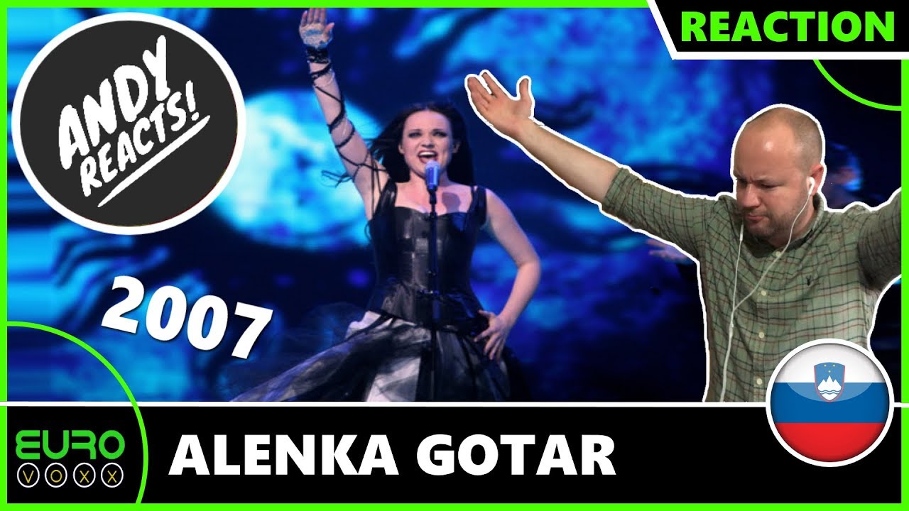 ANDY REACTS! Alenka Gotar - 'Cvet Z Juga' (Slovenia 2007) EUROVISION REACTION!