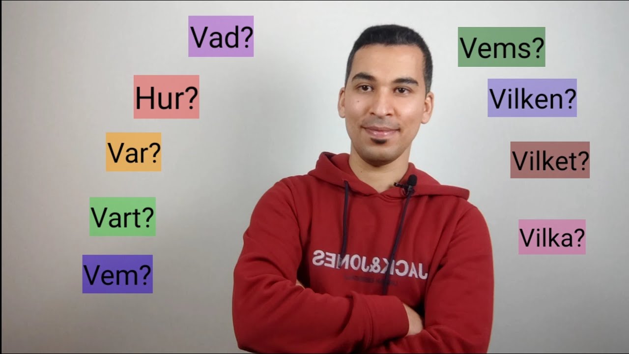 Frågeord | أدوات السؤال #SFI #lärdigsvenska