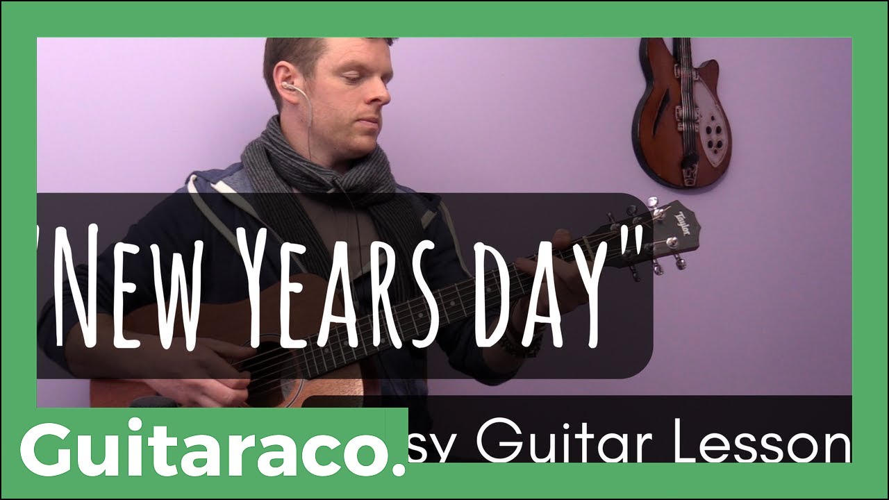 New Years Day - Taylor Swift  // EASY Guitar Tutorial (Open Chords & Picking)