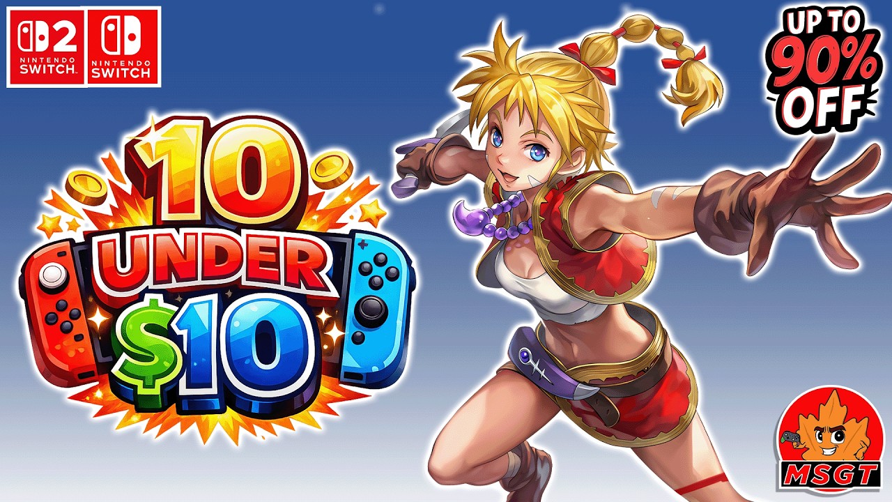 eSHOP SALE ALERT! TOP 10 UNDER $10 Nintendo Switch & Switch 2 (Up to 90% OFF) Budget Game Deals 2026