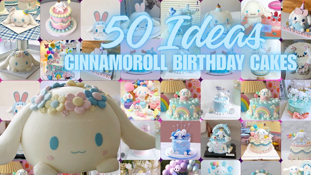 CINNAMOROLL BIRTHDAY CAKE IDEAS