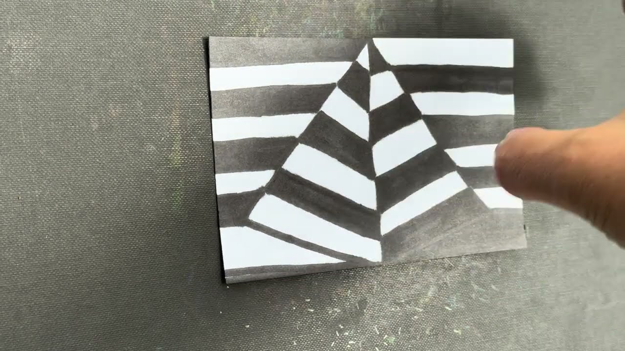 Meditative Doodle – Black & White Study 12