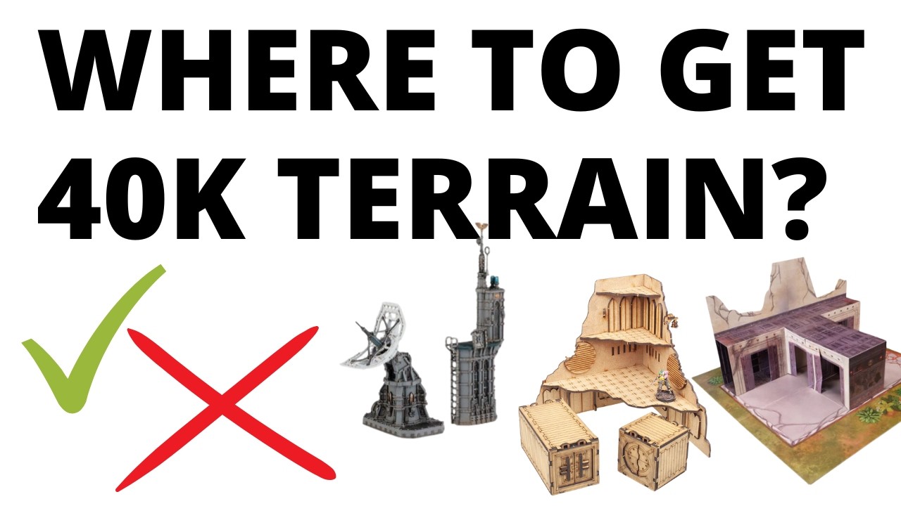 How to Set Up a 40K Gaming Table - Where to Get Terrain + More!
