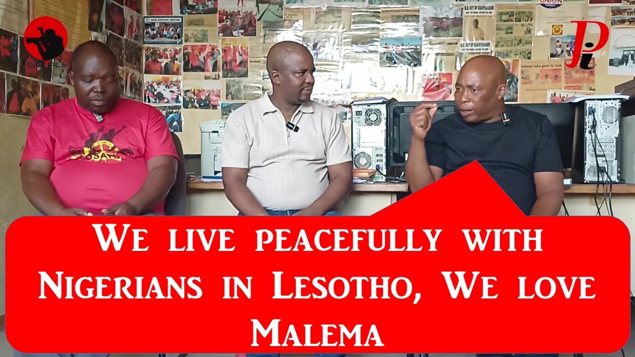 Pi in LESOTHO: Dudula, Zama Zama victims, Xenophobia union UNITE Marikana Malema Ramaphosa, 1 Africa