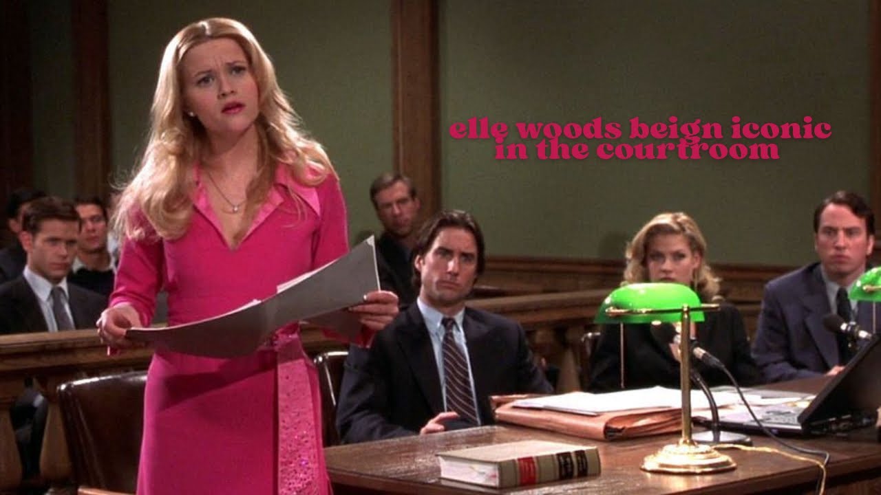 the moment elle woods shut everyone up in court | legally blonde (2001)
