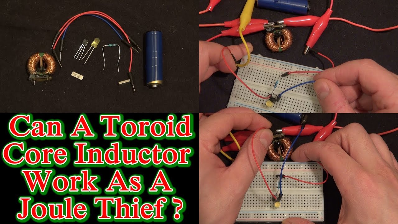 Can A Toroid Core Inductor Work As A Joule Thief