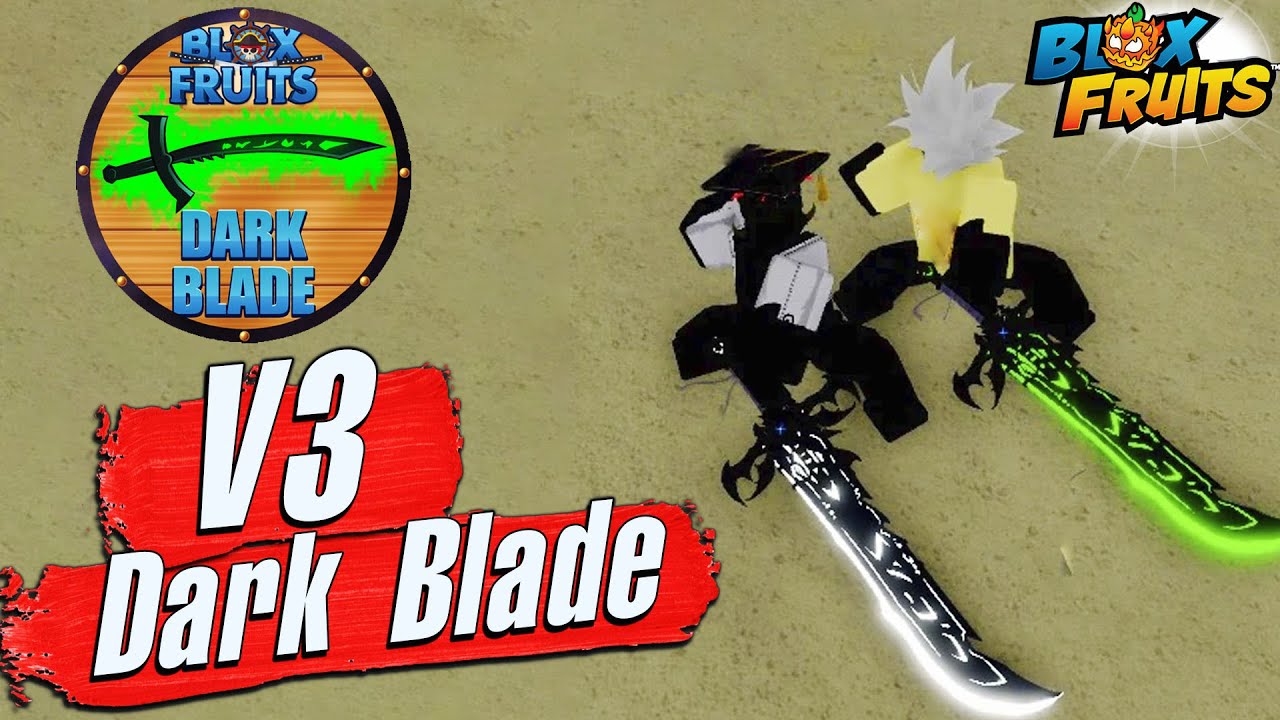 БЛОКС ФРУТС КАК ПОЛУЧИТЬ ДАРК БЛЕЙД в3 ГАЙД🍈🌊 Blox Fruits v3 White/Slayer Dark Blade