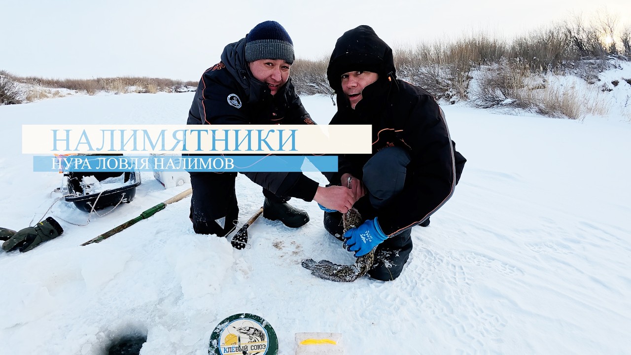 Зимняя рыбалка с ночёвкой на Нуре | Налим пошёл!