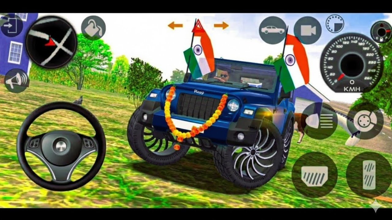 Dollar (Song) Modified Mahindra Thar😈 || Indian Car Simulator 3D || Android Car Gameplay Cars 3D 🔥
