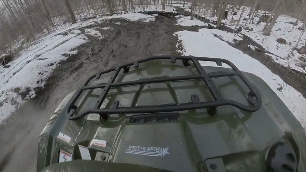 2025 Can-Am 700 XT vs King Quad 750 no comparison Same mud hole 2 years later. Can-Am Does it in 2X