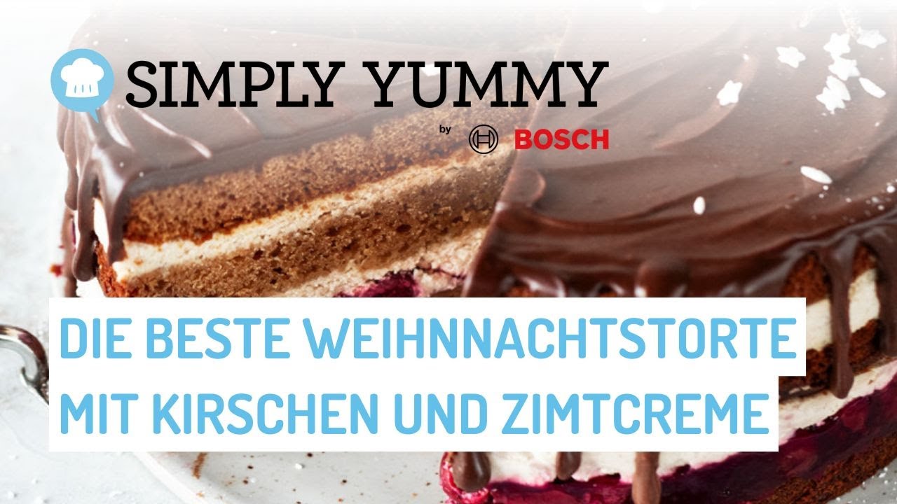 🎄 🤩 Festliche Weihnachtstorte mit Lebkuchen & Zimtcreme | Simply Yummy Rezepte