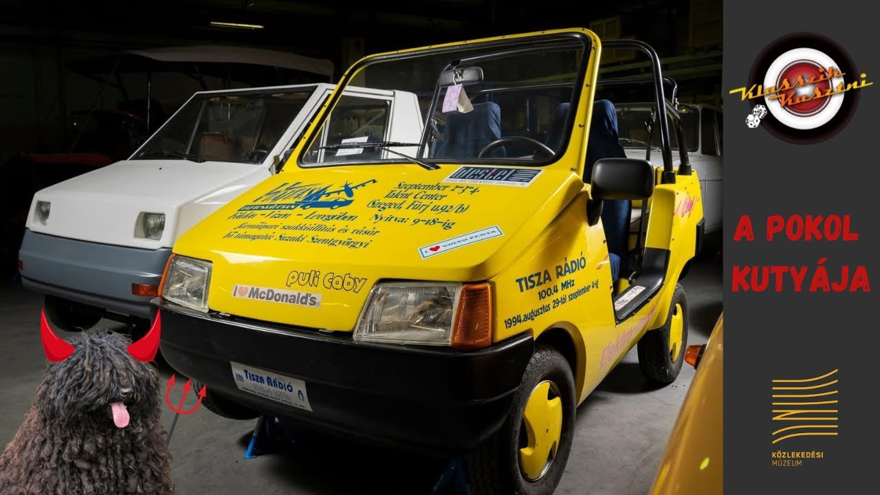 Ezt tudja a Puli, az ELSŐ magyar villanyautó | Közlekedési Múzeum | Klasszik Kasztni [ENG. sub.]