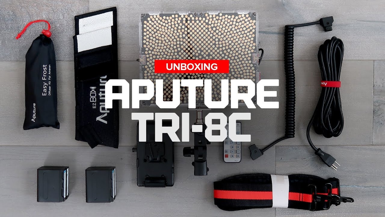Unboxing the Aputure Amaran Tri-8c LED Lights