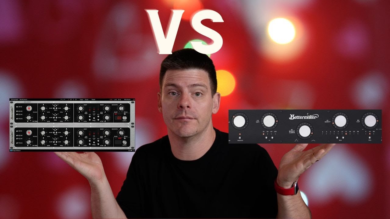 Bettermaker's Analog  Stereo Passive Equalizer vs Plugin Alliance Bettermaker