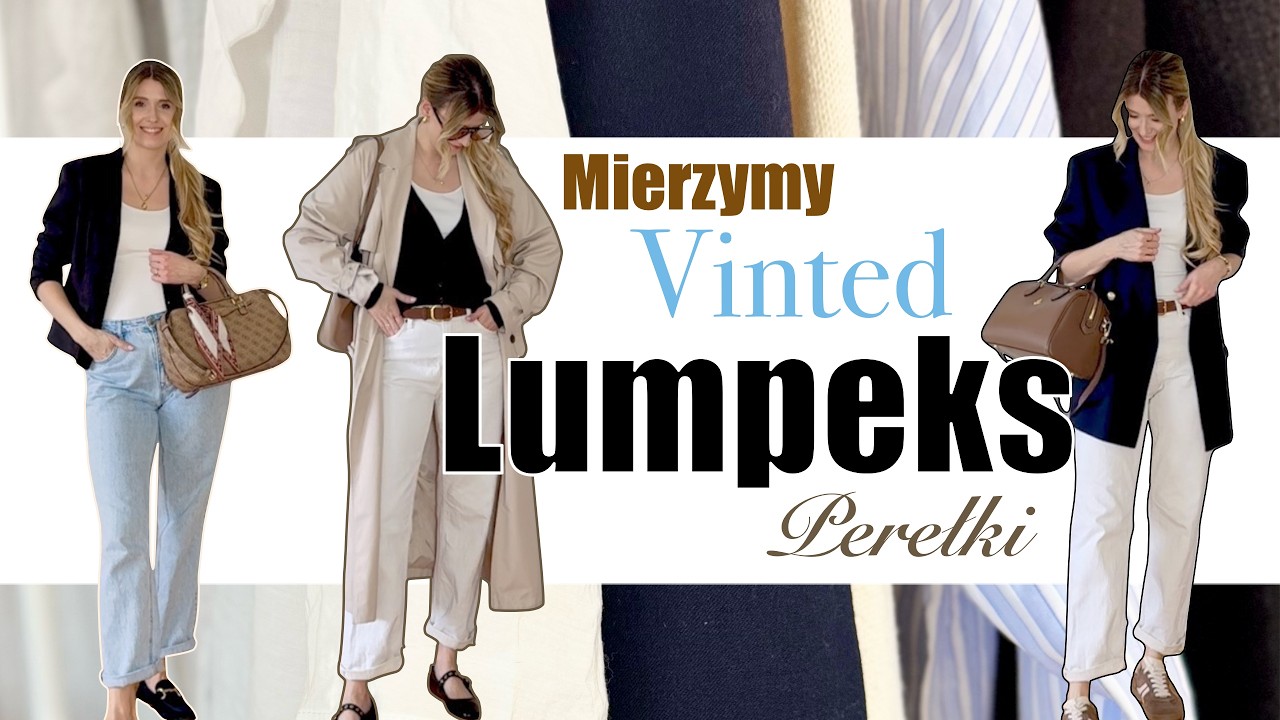 Mierzymy Lumpeks ♥️ Haul zakupowy! VINTED! Secondhand! Wełna, świetne PEREŁKI w Super CENACH