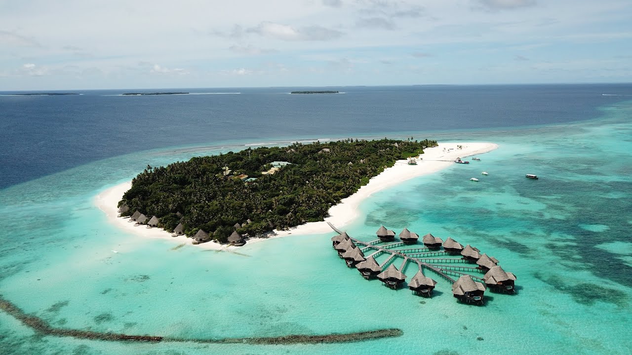 Full Island view Coco Palm Dhuni Kolhu DJI Gopro Water & beach bungalow / Diving